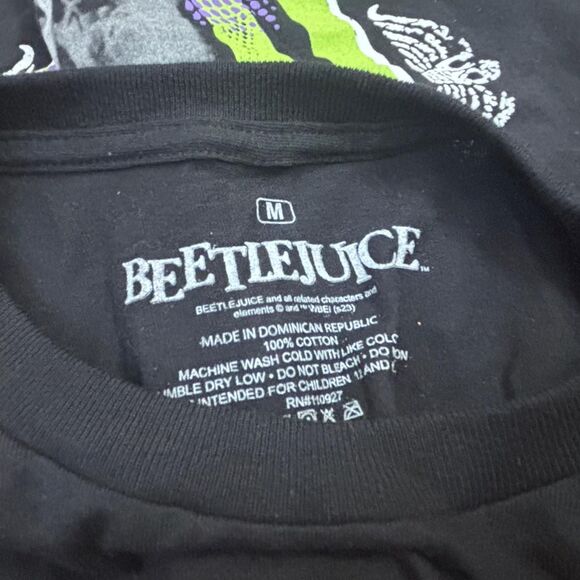 Beetlejuice Movie Graphic Tee Tim Burton Size Medium - Picture 3 of 3